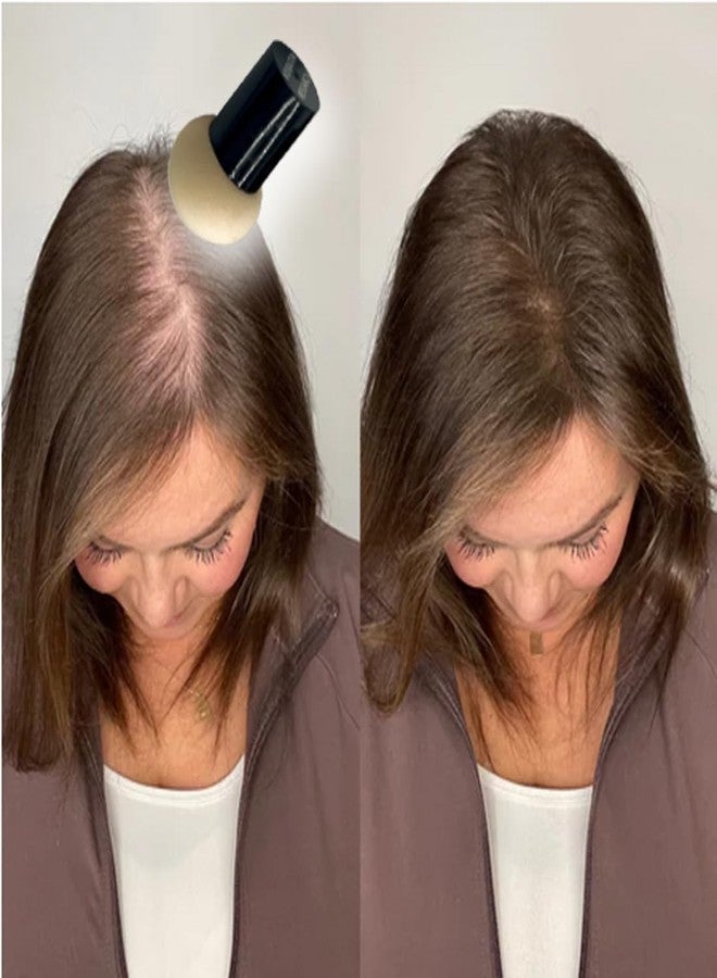 KERATIN RESEARCH Hairline Filler Unisex Mineral Powder Root Touch-Up Hair loss Concealer Scalp & Beard Bald Patch Coverage Fibers for Thinning Hair Waterproof Organic Natural look (MEDIUM BROWN, XL) - Image 5